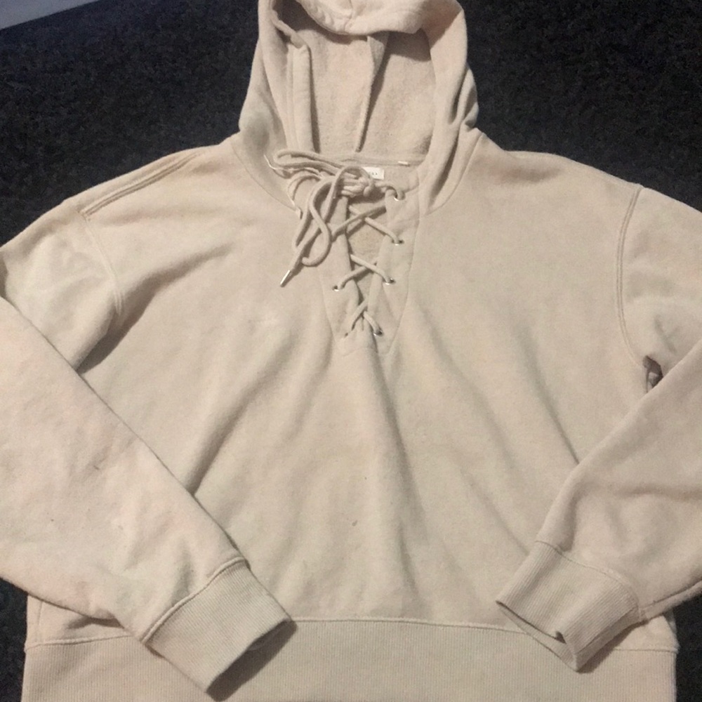 Laced up sweatshirt